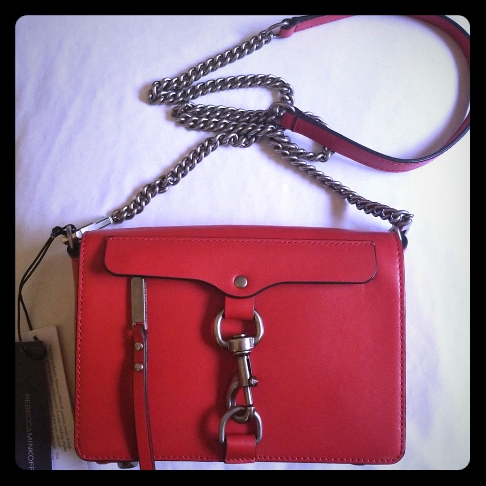 Rebecca Minkoff Red Flap Crossbody RED- NEW